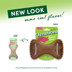 Benebone Bacon Flavor Dental Tough Dog Chew Toy, Medium slide 2 of 8