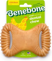 Benebone Chicken Flavor Dental Tough Dog Chew Toy, Small