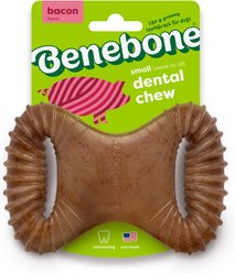 Benebone Bacon Flavor Dental Tough Dog Chew Toy, Small