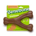 Benebone Peanut Butter Flavor Wishbone Tough Dog Chew Toy, Large