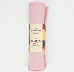 Houndstone Dishwasher Safe Silicone Dog Placemat, Pink
