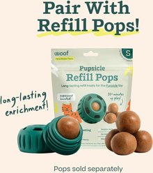 Woof Party Pupsicle Treat Dispensing Dog Toy, Dark Green, Large slide 2 of 8