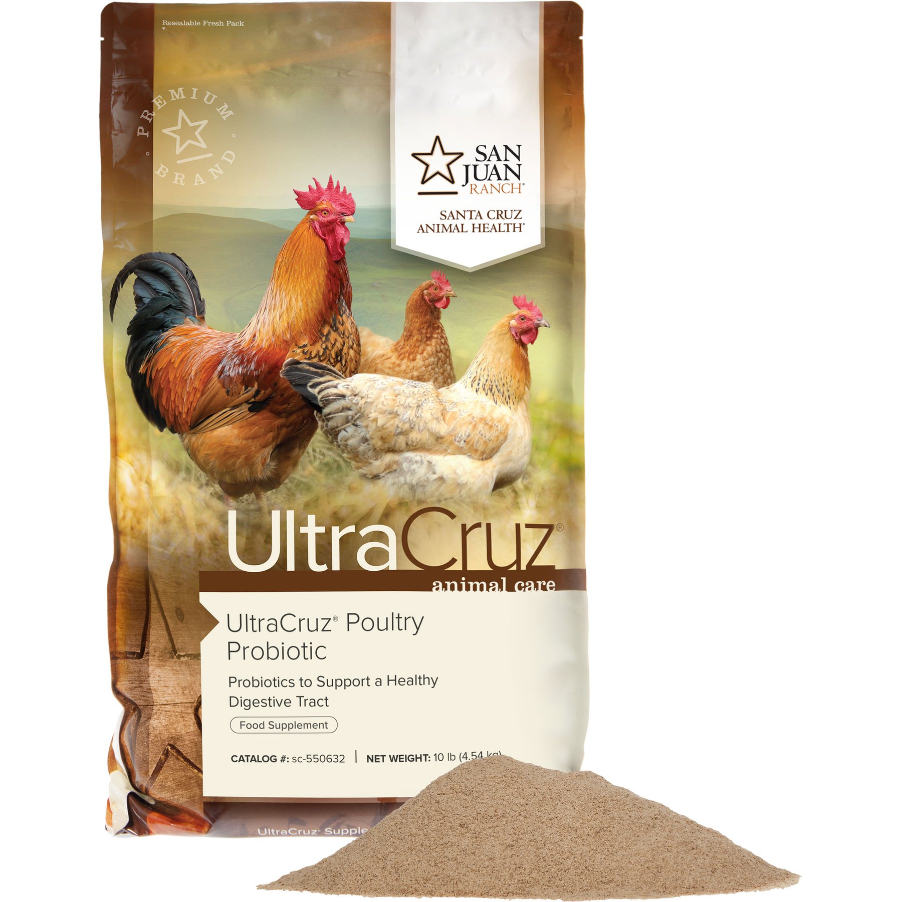 UltraCruz Probiotic Poultry Supplement, 10-lb bag