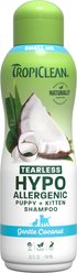 TropiClean Hypo-Allergenic Gentle Coconut Puppy & Kitten Shampoo, 20-fl oz bottle slide 1 of 9