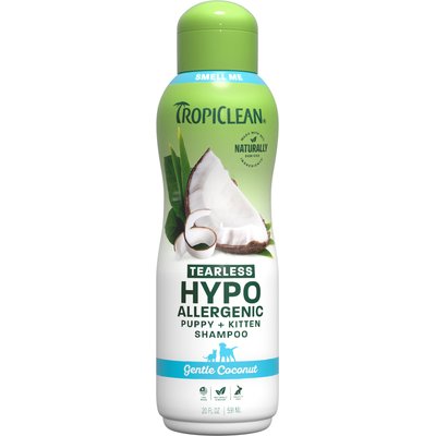 TropiClean TropiClean Hypo-Allergenic Gentle Coconut Puppy & Kitten Shampoo, 20-fl oz bottle