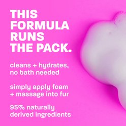 TropiClean Dry No Rinse Waterless Deep Cleaning Cat Shampoo, Berry Fresh Scent, 7.4-fl oz bottle slide 2 of 9
