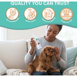 Forticept Yeast Ear Infection & Itch Relief Cat & Dog Ear Wash Cleaner, 8-oz tube
