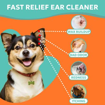 Show full view: Forticept Yeast Ear Infection & Itch Relief Cat & Dog Ear Wash Cleaner, 8-oz tube slide 4 of 9