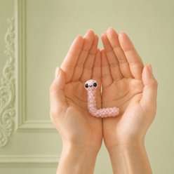 Chunkle & Puff Tilly the Earthworm Chunkle Puff Cat Toy slide 2 of 6