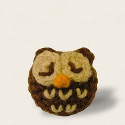 Chunkle & Puff Biscuit the Pygmy Owl Chunkle Chunk Weighted Cat Toy