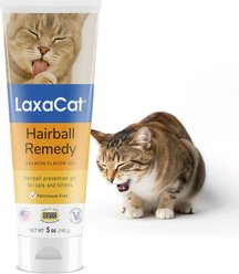 LaxaCat Hairball Gel with Omegas Gel Supplement for Cats & Kittens, 5-oz tube