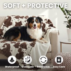 Arlee Home & Pet Waterproof Dog & Cat Throw Blanket, 60 x 70 x 0.5-in, Brown slide 2 of 9
