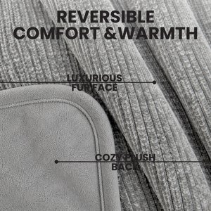 Arlee Home & Pet Waterproof Dog & Cat Throw Blanket, 60 x 70 x 0.5-in, Charcoal