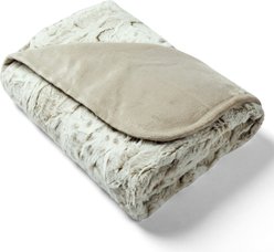 Arlee Home & Pet Waterproof Dog & Cat Throw Blanket, 60 x 70 x 0.5-in, Cream