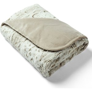 Arlee Home & Pet Waterproof Dog & Cat Throw Blanket, 60 x 70 x 0.5-in, Cream