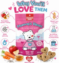 Wonder Bark Everyday Mommy's Kisses Variety Flavor Crunchy Dog Treats, 6-oz bag slide 2 of 6