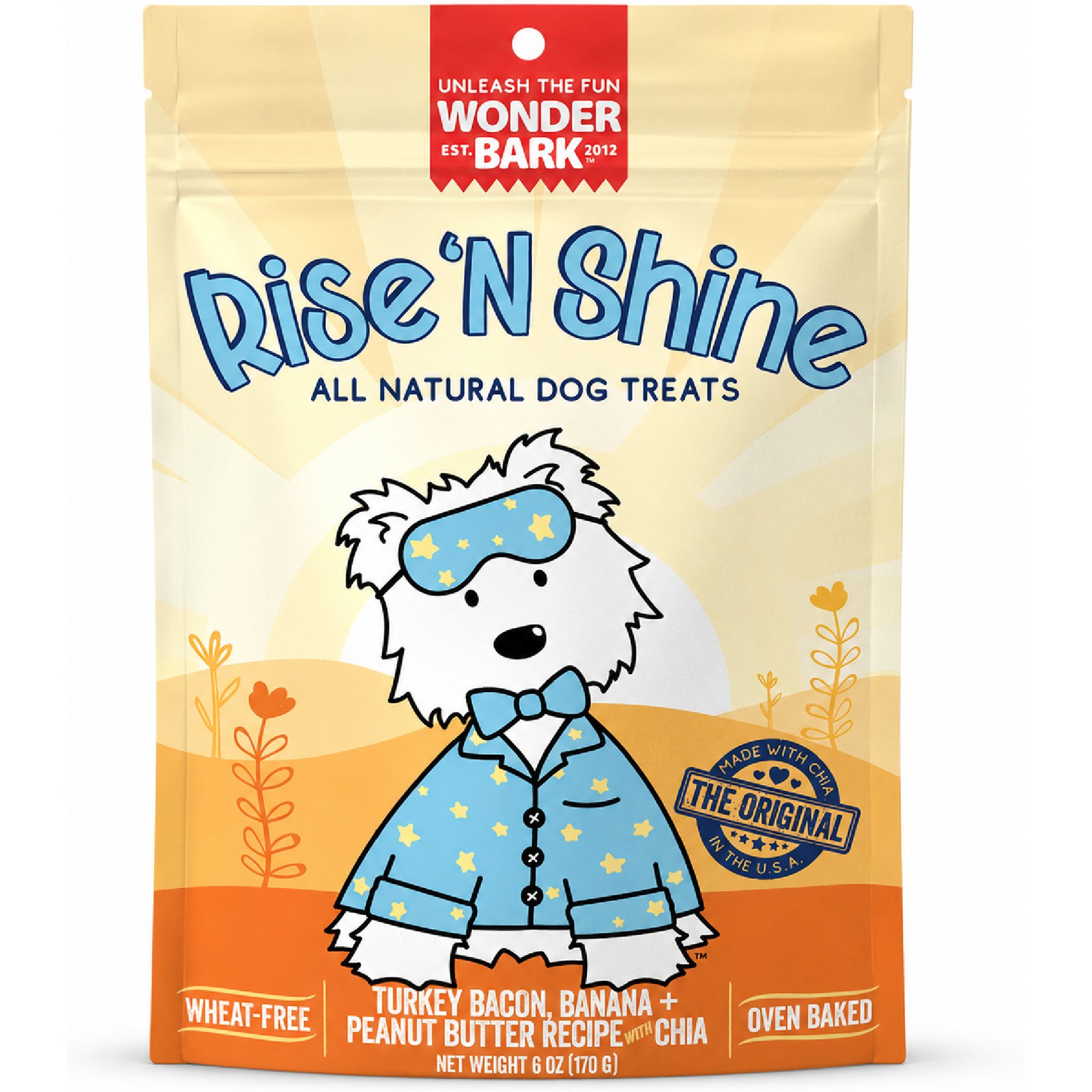 Wonder Bark Everyday Rise 'n Shine Variety Flavor Crunchy Dog Treats, 6-oz bag