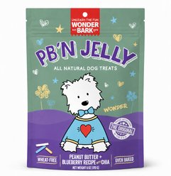 Wonder Bark Everyday PB N Jelly Variety Flavor Crunchy Dog Treats, 6-oz bag