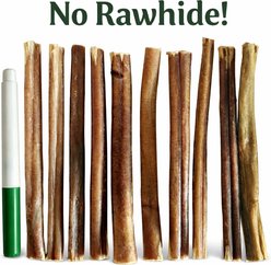 chew-e&tasty Natural High-Protein 6-inch Thin Bully Stick Dog Chew, 10 Count slide 2 of 4