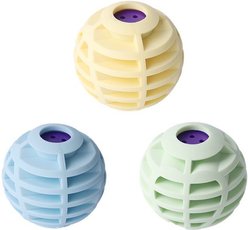 YOSIMFUR Interactive Squeaky Ball with Sound Dog Toy, Yellow slide 1 of 5