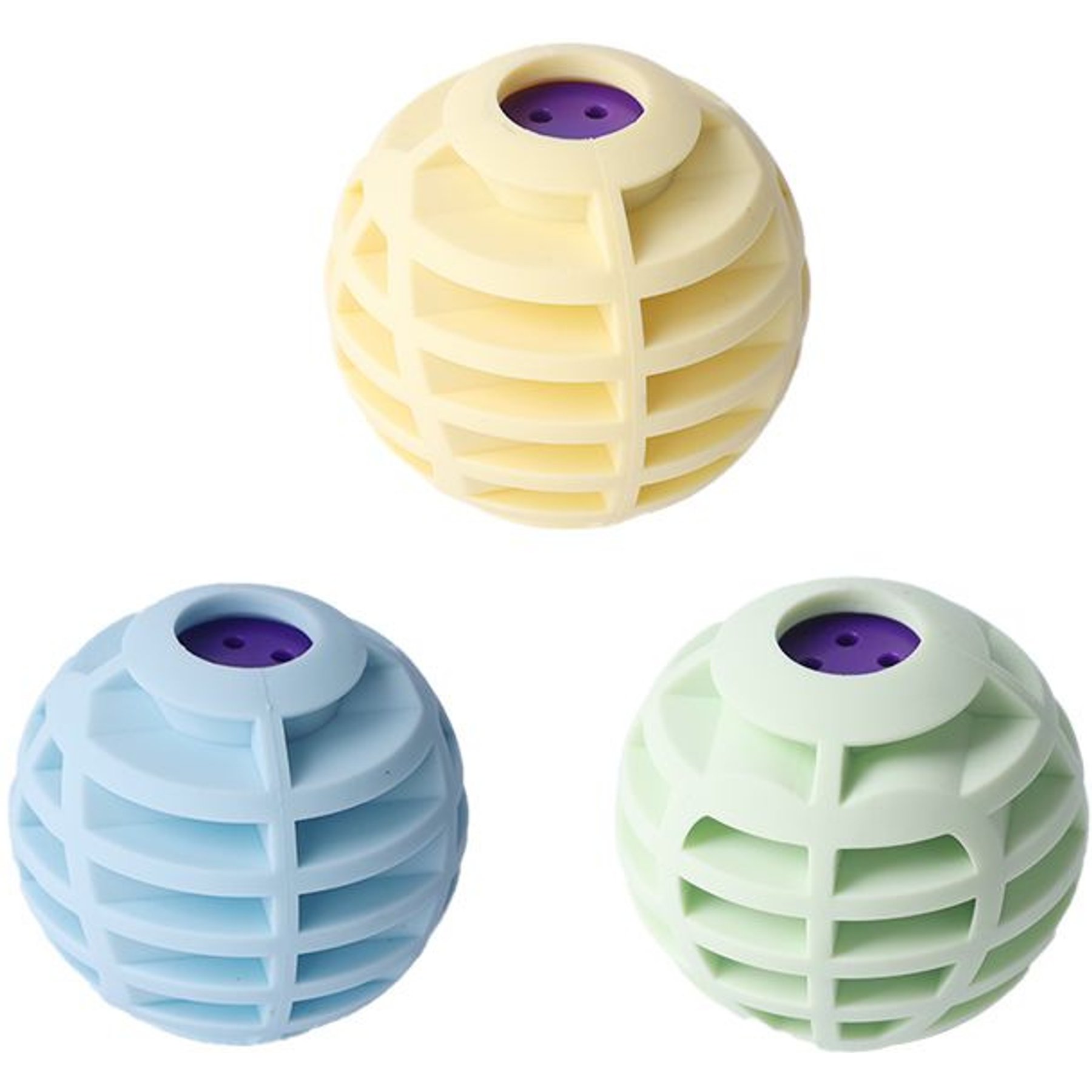 YOSIMFUR Interactive Squeaky Ball with Sound Dog Toy, Yellow