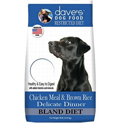 Dave's Pet Food Dave's Pet Food Chicken, Rice & Oatmeal Dog Food, 30-lb