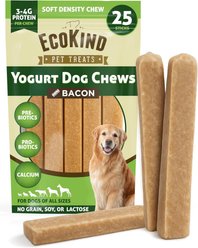 EcoKind Pet Treats Premium Bacon Flavored Yogurt Dog Treats, 25 count