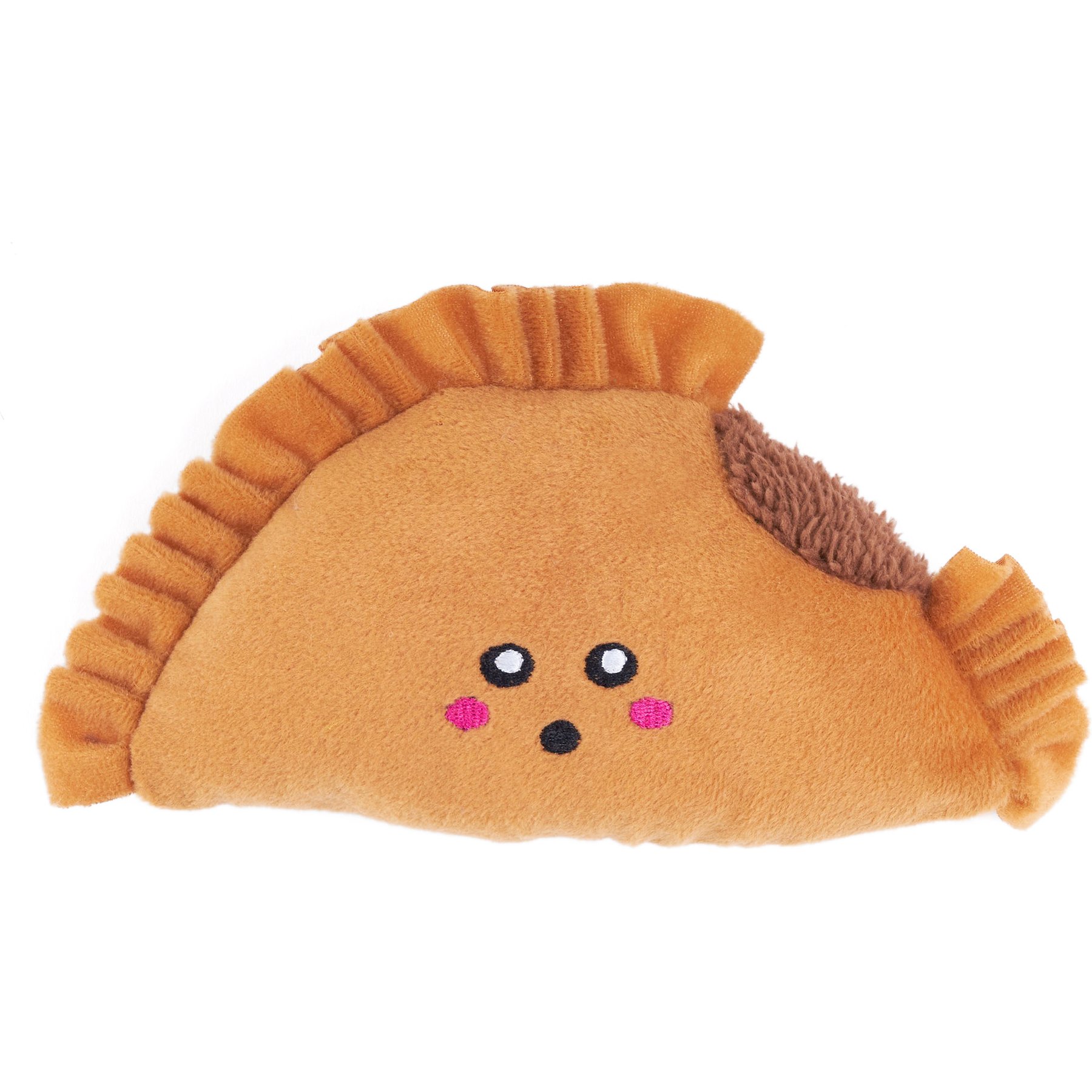 ZippyPaws NomNomz Empanada Squeaky Plush Dog Toy