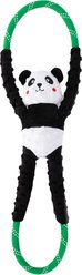 ZippyPaws RopeTugz Panda Squeaky Rope Tug Dog Toy