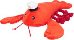 ZippyPaws Playful Pal Luca the Lobster Squeaky Plush Dog Toy slide 2 of 6
