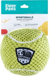 ZippyPaws Tennis SportsBallz Squeaky Plush Dog Toy slide 2 of 5