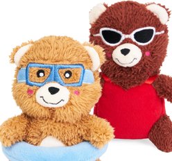 ZippyPaws Cheeky Chumz Jr Poolside Fun Squeaky Variety Pack Dog Toy, 2 count slide 2 of 6