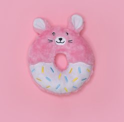 ZippyPaws Donutz Buddies Bunny Stuffing Free Plush Dog Toy slide 2 of 3