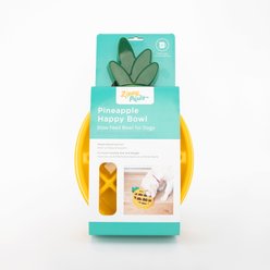 ZippyPaws Happy Bowl Pineapple Training Dog Toy slide 2 of 5