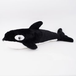 ZippyPaws Jigglerz Killer Whale Squeaky Plush Dog Toy slide 2 of 3