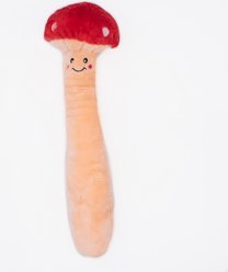 ZippyPaws Jigglerz Mushroom Squeaky Plush Dog Toy slide 2 of 3