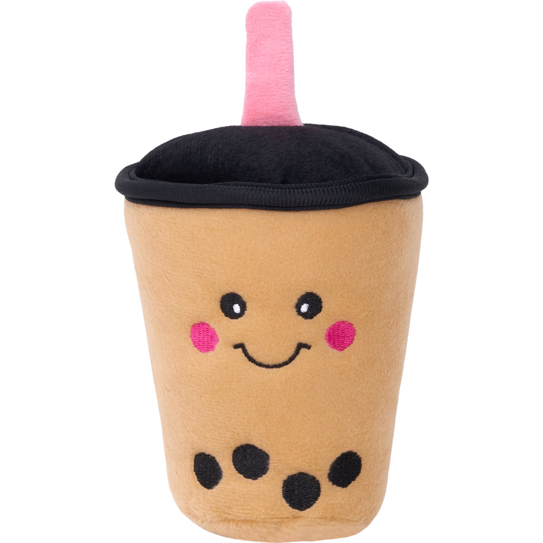 ZippyPaws NomNomz Boba Milk Tea Squeaky Plush Dog Toy