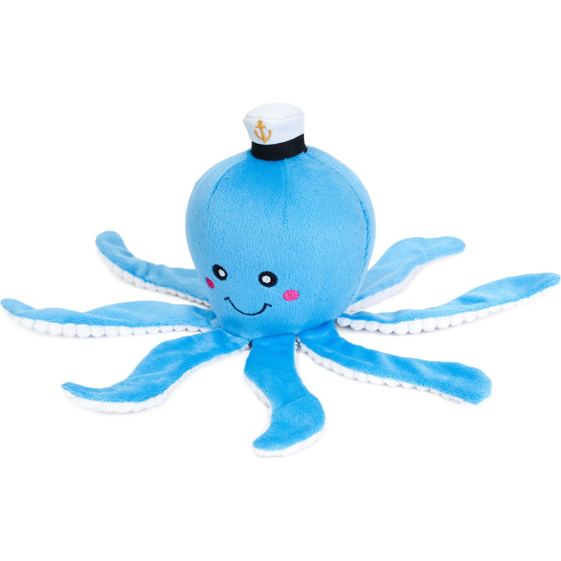 ZippyPaws Playful Pal Ollie the Octopus Squeaky Plush Dog Toy