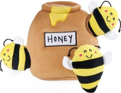 ZippyPaws Zippy Burrow Honey Pot Squeaky Hide & Seek Dog Toy