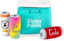 ZippyPaws Zippy Burrow Ice Chest Squeaky Hide & Seek Dog Toy