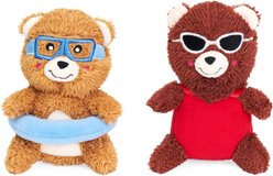 ZippyPaws Cheeky Chumz Jr Poolside Fun Squeaky Variety Pack Dog Toy, 2 count