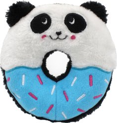 ZippyPaws Donutz Buddies Panda Stuffing Free Plush Dog Toy