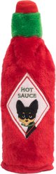 ZippyPaws Hot Sauce Crusherz Pupbasco Stuffing Free Plush Dog Toy