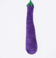 ZippyPaws Jigglerz Eggplant Squeaky Plush Dog Toy slide 2 of 3