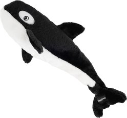 ZippyPaws Jigglerz Killer Whale Squeaky Plush Dog Toy