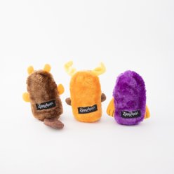 ZippyPaws Squeakie Buddies Beaver Moose Walrus Squeaky Variety Pack Dog Toy slide 2 of 2