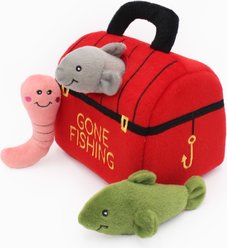 ZippyPaws Zippy Burrow Tackle Box Squeaky Hide & Seek Dog Toy slide 2 of 4