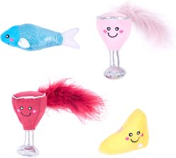 ZippyClaws NomNomz Catcuterie Catnip Cat Toy, 4 count