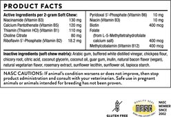 ThorneVET B ComplexVET Soft Chew Vitamins for Dogs, 60 count jar slide 2 of 9