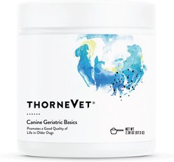 ThorneVET Canine Geriatric Basics Powder Supplement for Senior Dogs, 90 scoops